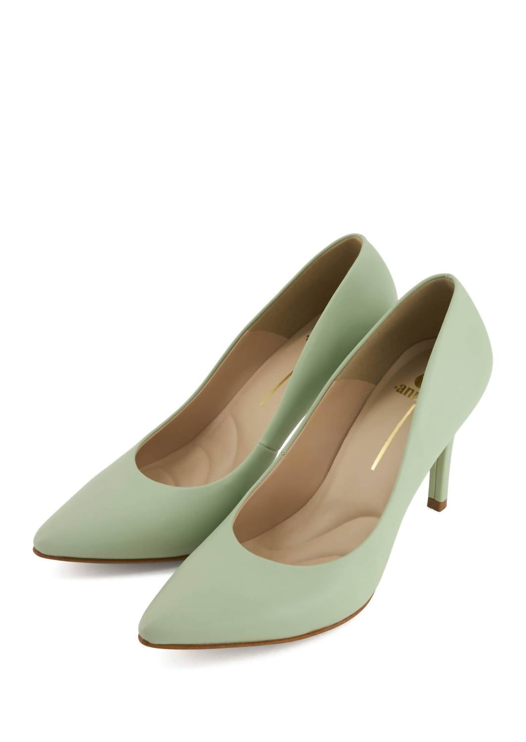 Andrea Women's Pointed Toe Pump in green - women's heels - view 4