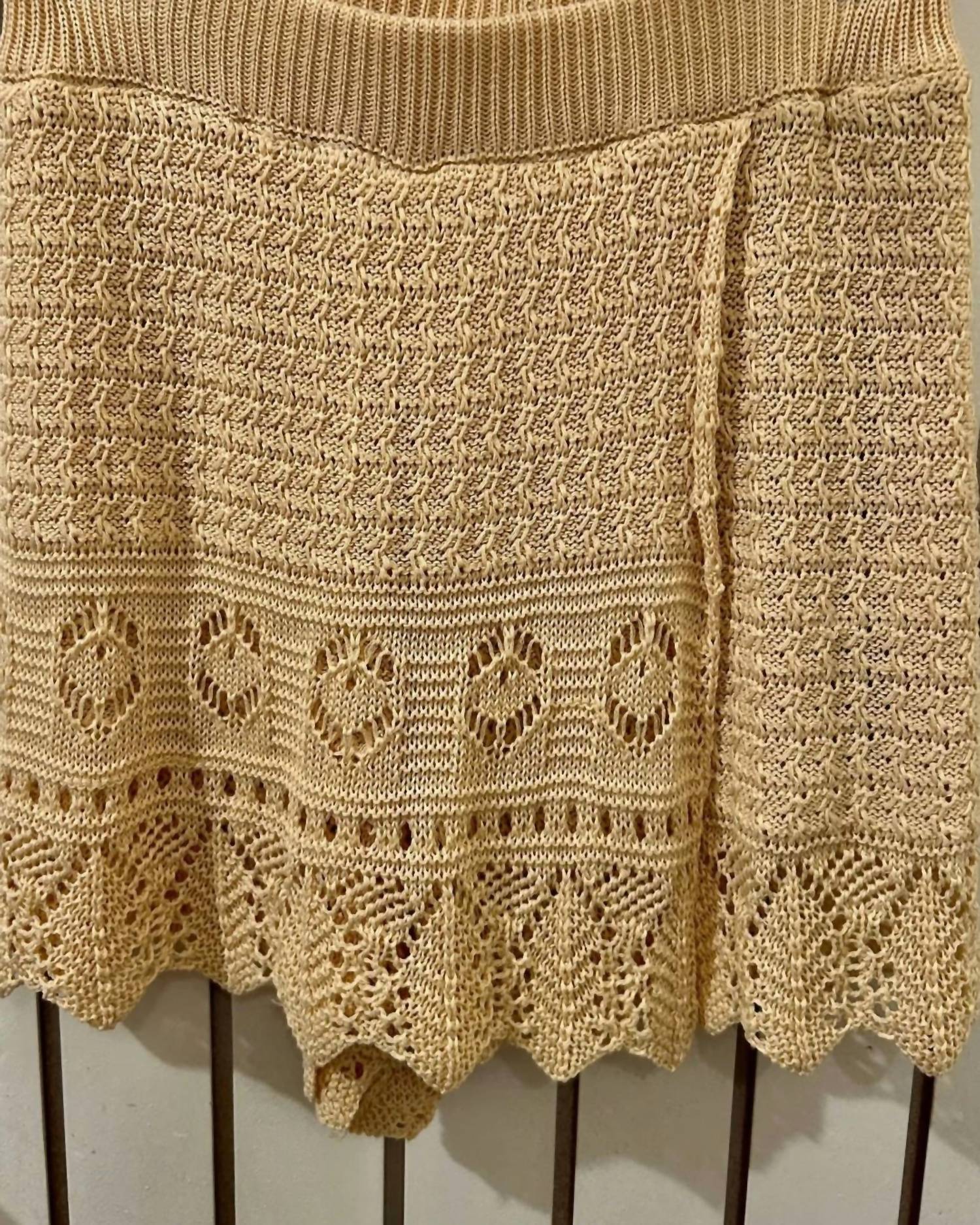 Sage The Label - Women's Angelina Pointelle Skort