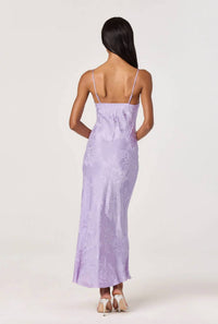 Astr - Tyla Satin Bias-cut Maxi Dress