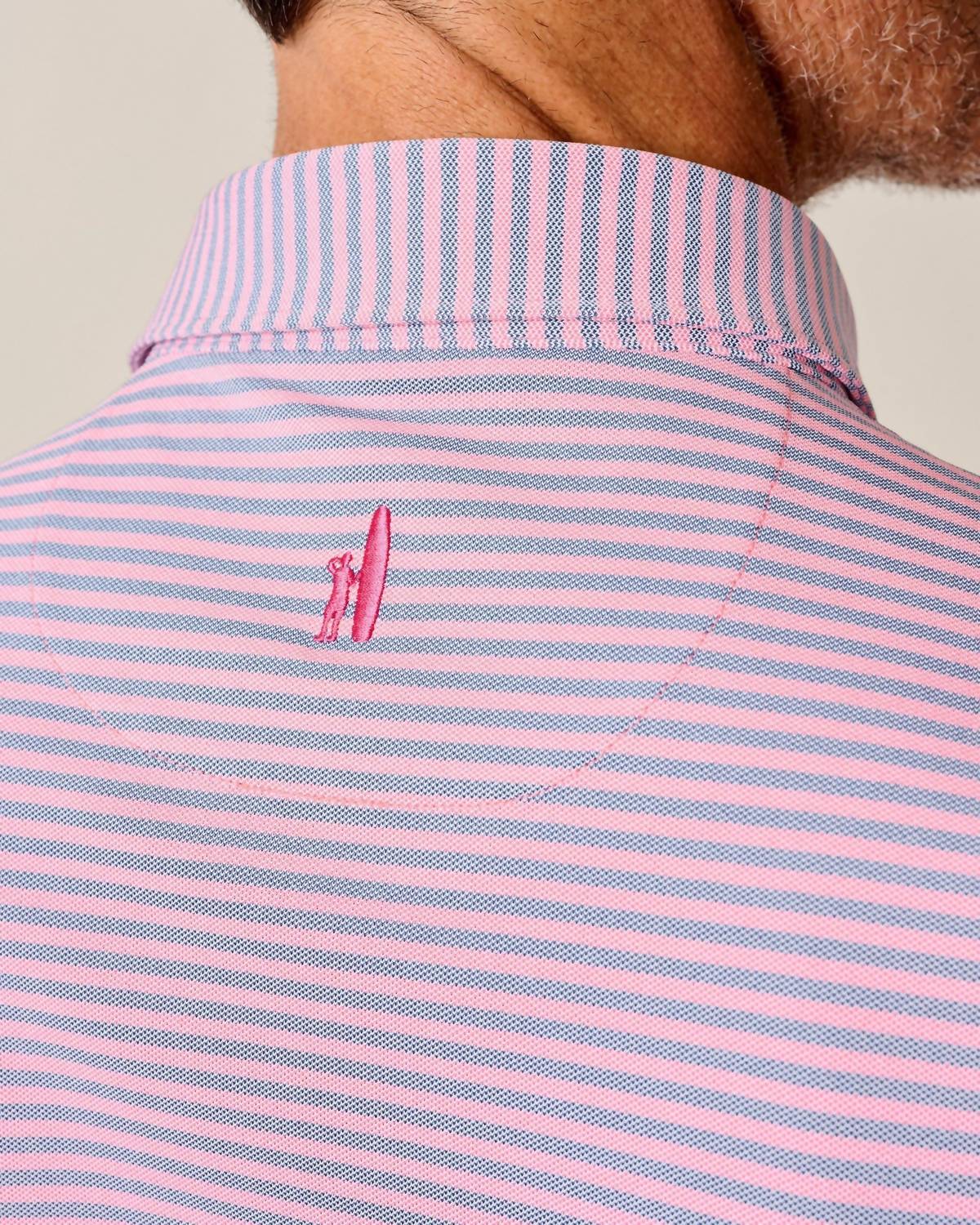 Johnnie-O - Stetson Stripe Performance Polo