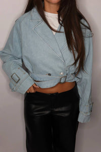 Edit By Nine - Soho Denim Cropped Jacket