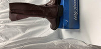 Easy Street Women's Erica Knee High Boot in burgundy - women's shoe - detail view