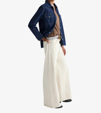 TWP Tiny Dancer Wide Leg Jeans in natural - women's jeans - alternate view