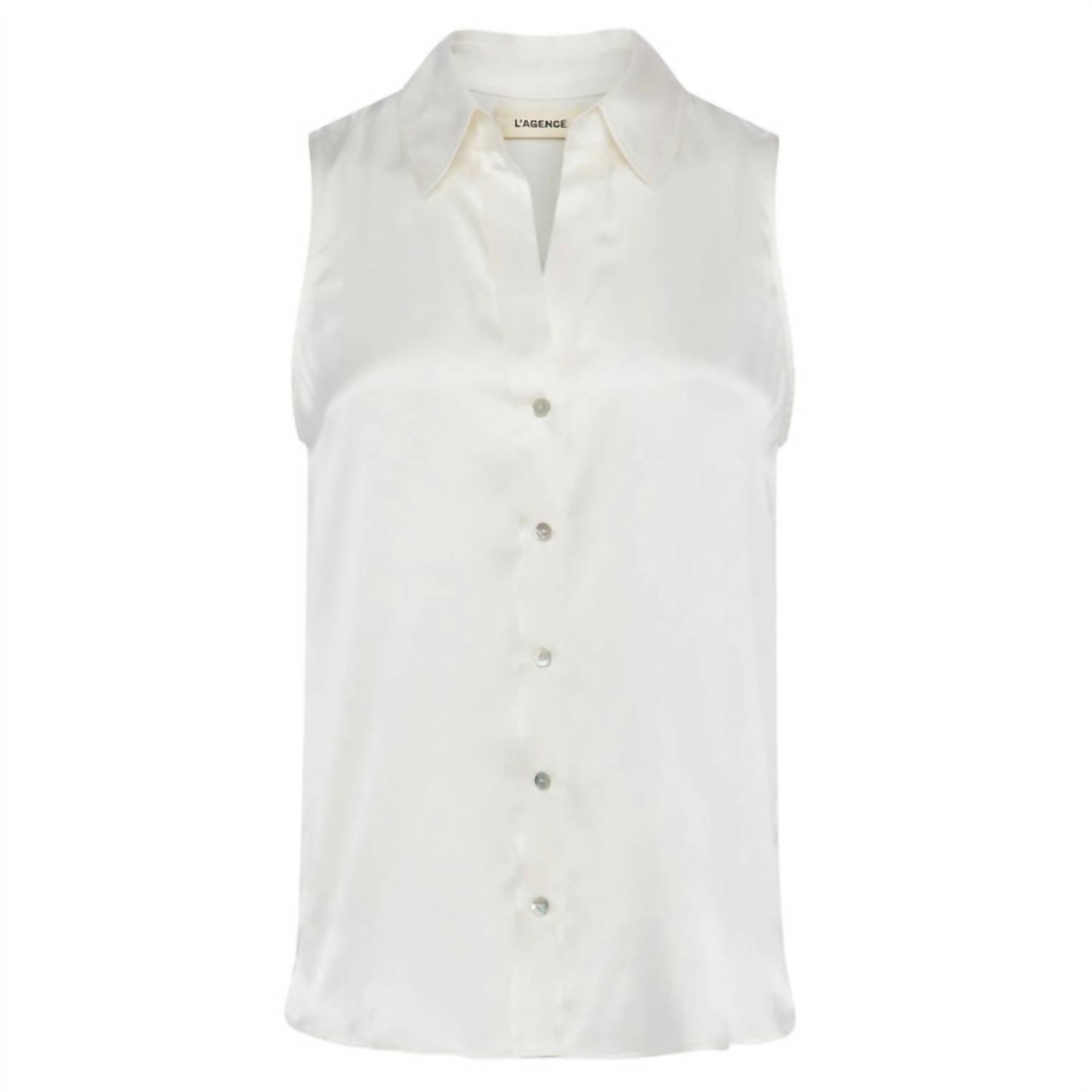 L'Agence - Emmy Sleeveless Silk Blouse