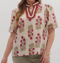 Entro - The Falling for Florals Top