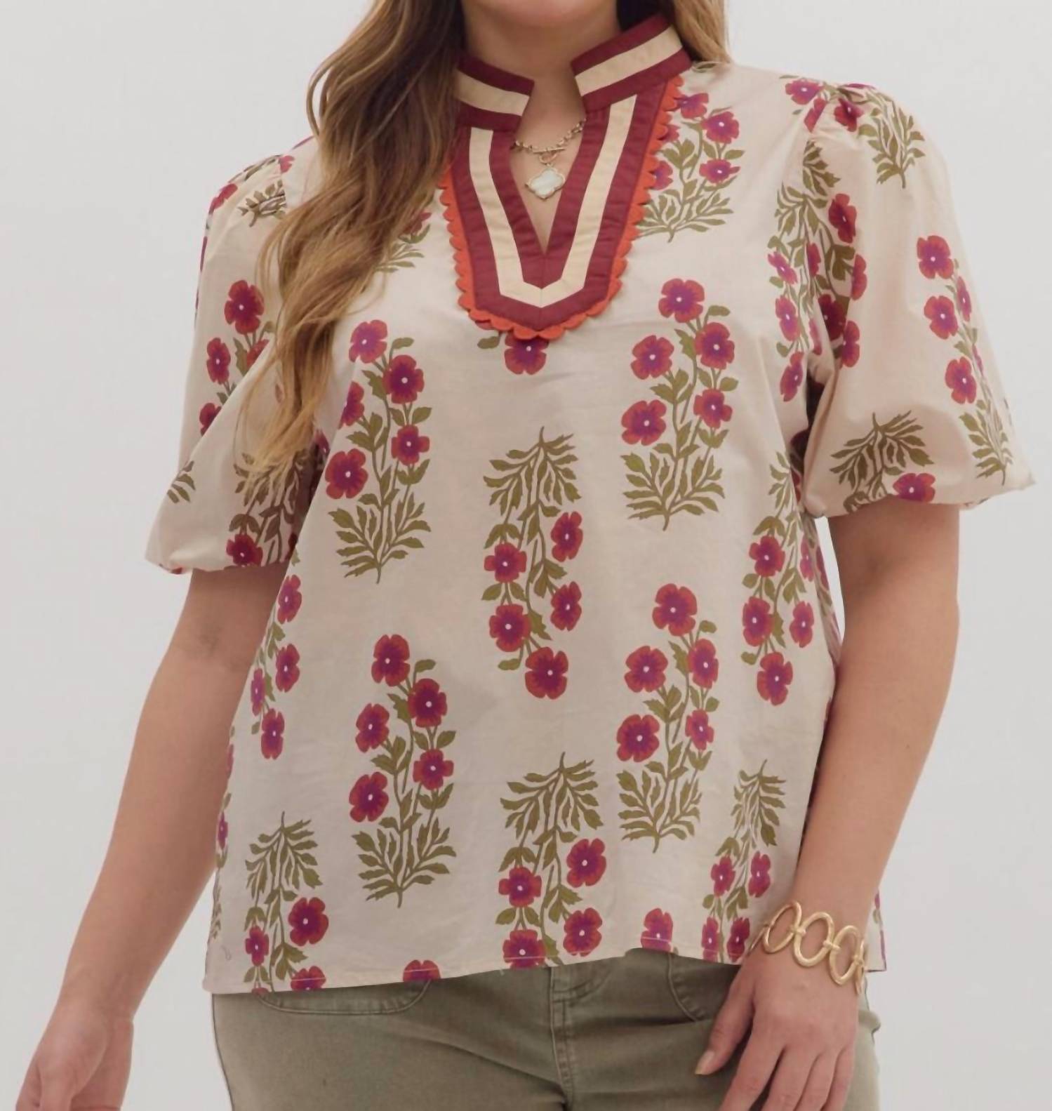 Entro - The Falling for Florals Top