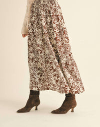 &Merci - Floral Midi Skirt