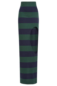 A.W.A.K.E. Mode - Pencil Skirt With Cut Out Hole