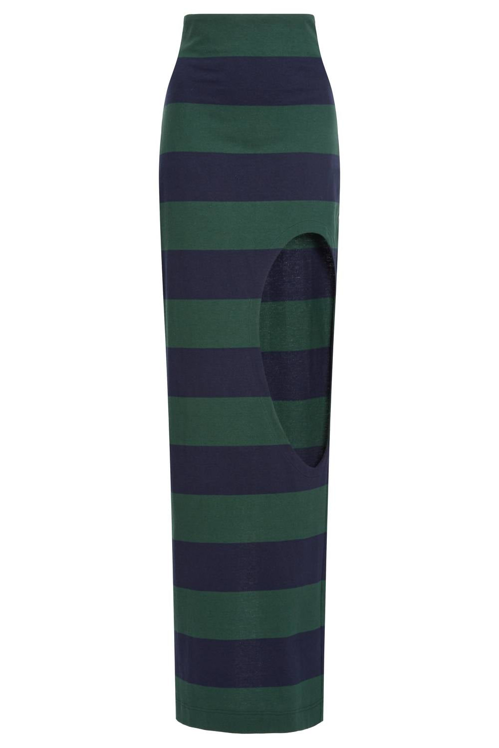 A.W.A.K.E. Mode - Pencil Skirt With Cut Out Hole