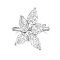 Diana M Jewels - Women's Pear & Marquise Lab-Grown Diamond Fashion Ring (6.00 Ct) - Elegant