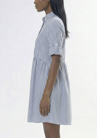 Area Stars Women's Vanya Dress in navy light blue stripe - women's dress - alternate view