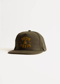 Iron & Resin Men's Carpenter Hat in olive - men's hat