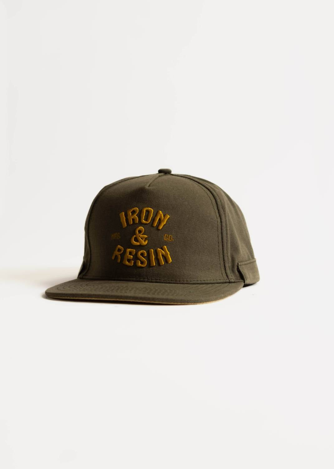 Iron & Resin Men's Carpenter Hat in olive - men's hat