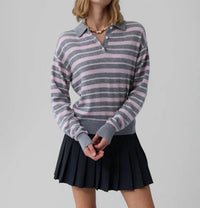 Guest In Residence - Collegiate Stripe Polo