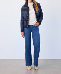 Fdj - Quilted Sparkle Tweed Jacket