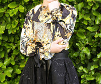 Mademoiselle Charlotte - Kid's Baroque Silk Blouse