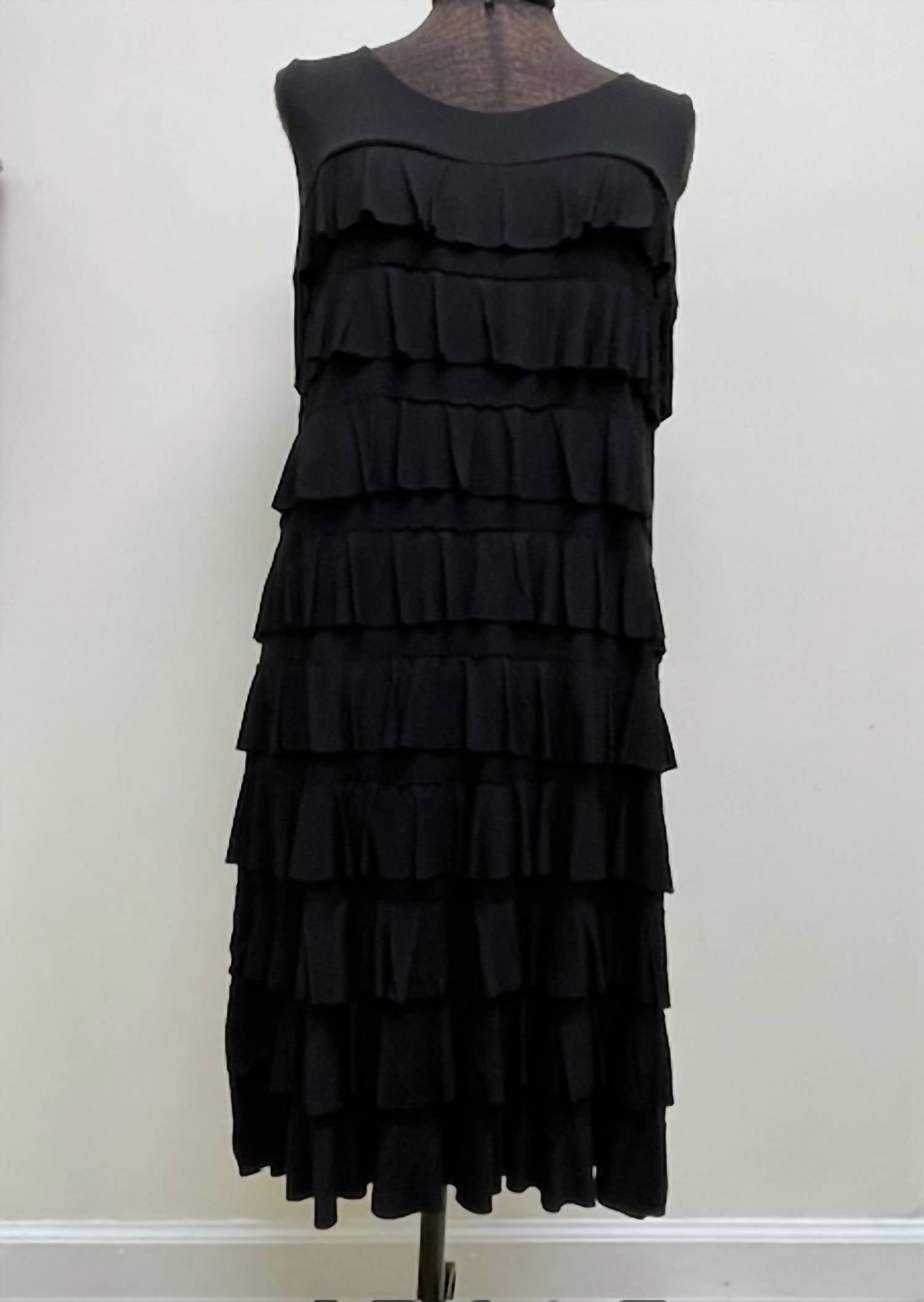 Isle By Melis Kozan - Women's Sleeveless Midi Cha-Cha dress