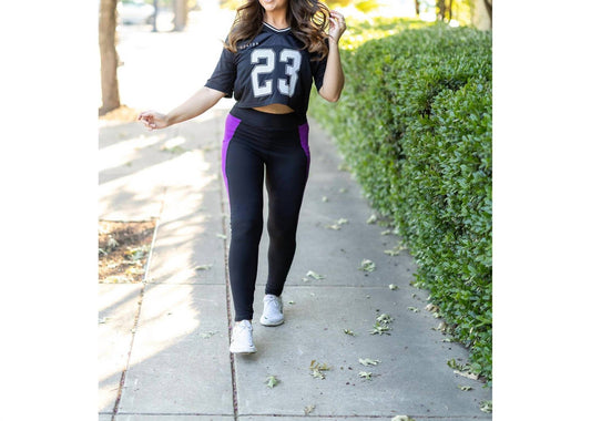 Julia Rose - The Presley Panel Full Length Leggings