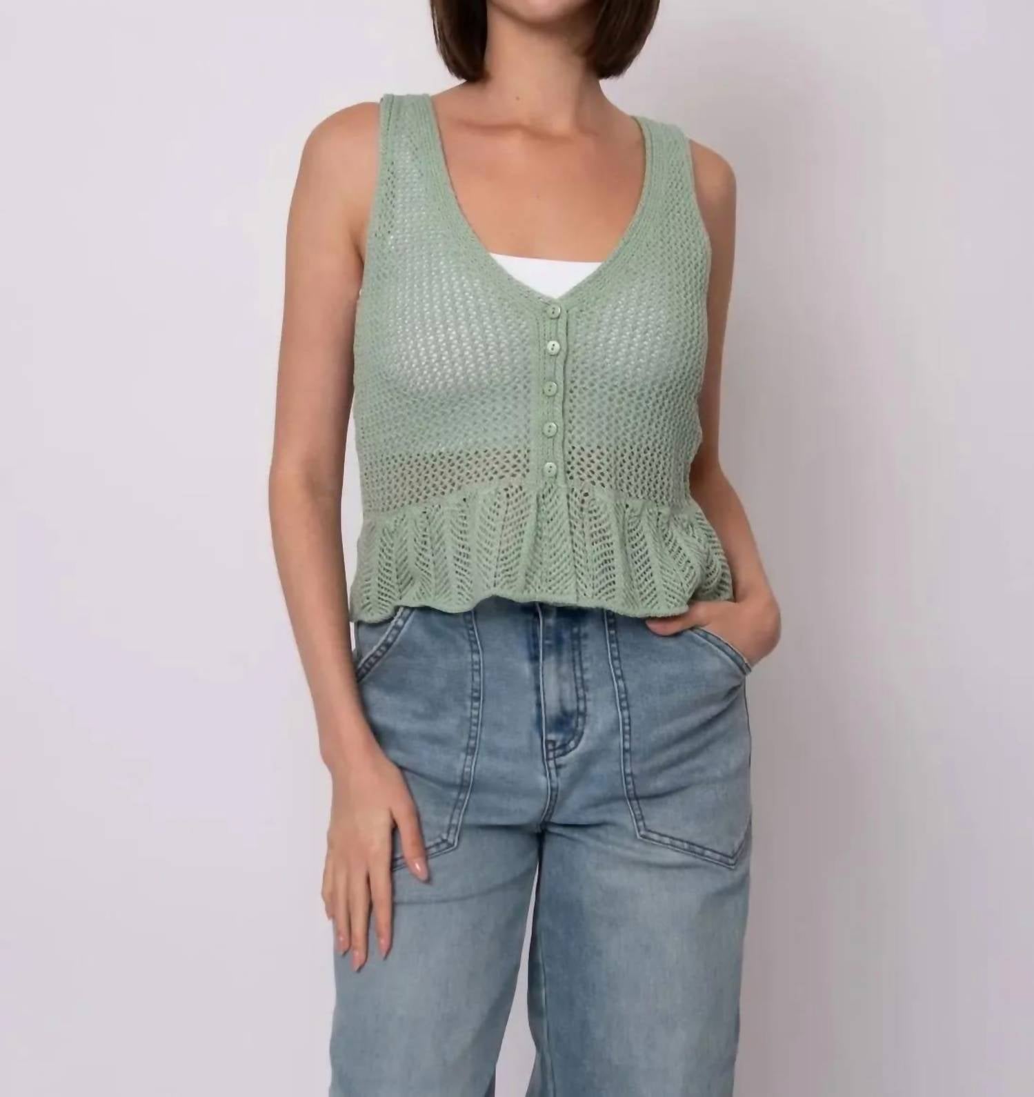 Rd Style - Malena Sleeveless Cardigan