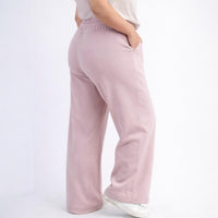 RAE MODE Luxe Curvy Pants in mauve - women's pants - detail view
