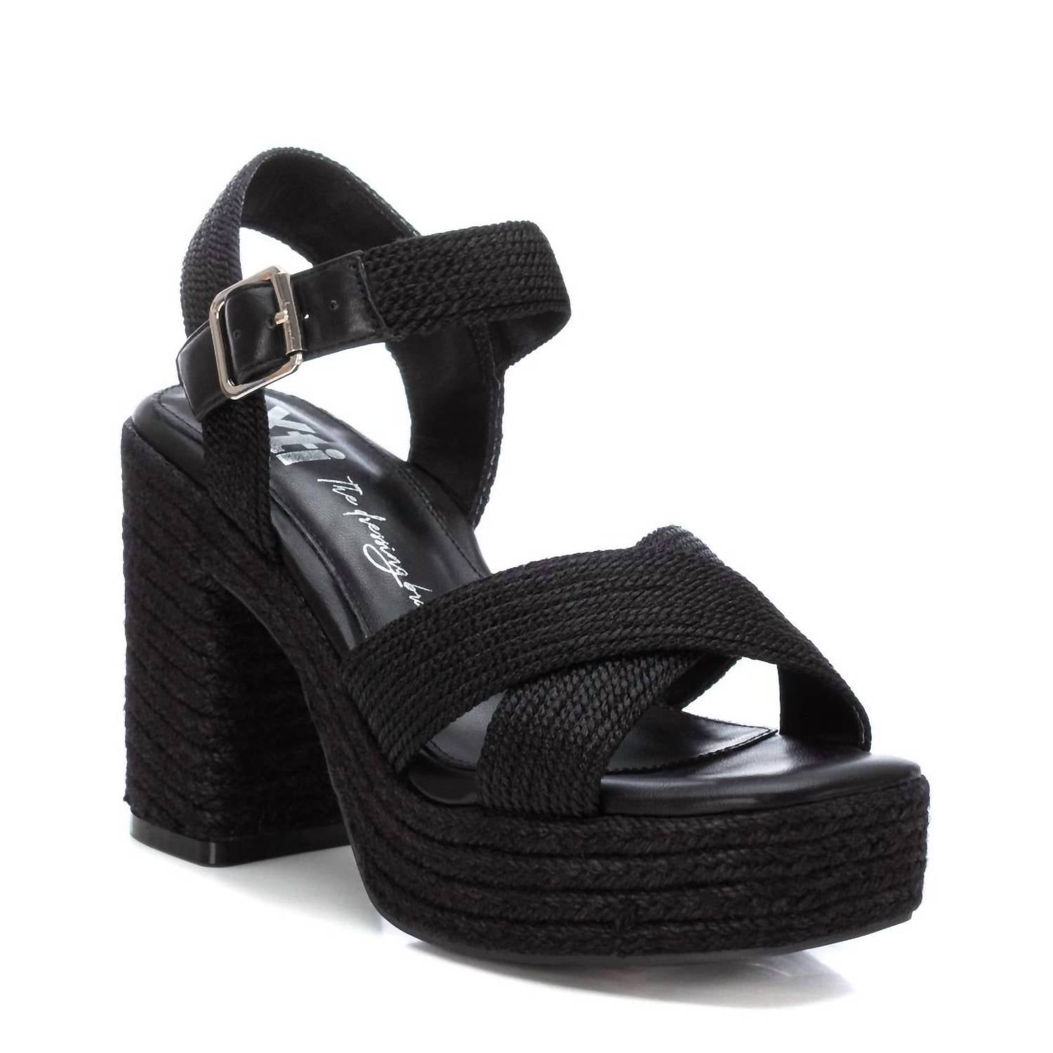 Xti - Women's Heeled Jute Sandals