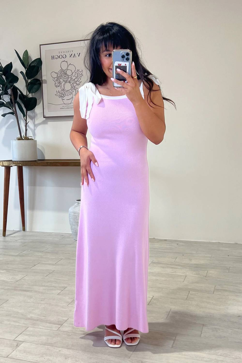 Able - Tied Up Maxi Sweater Dress