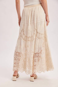 Bluivy - Elsa Lace Maxi Skirt
