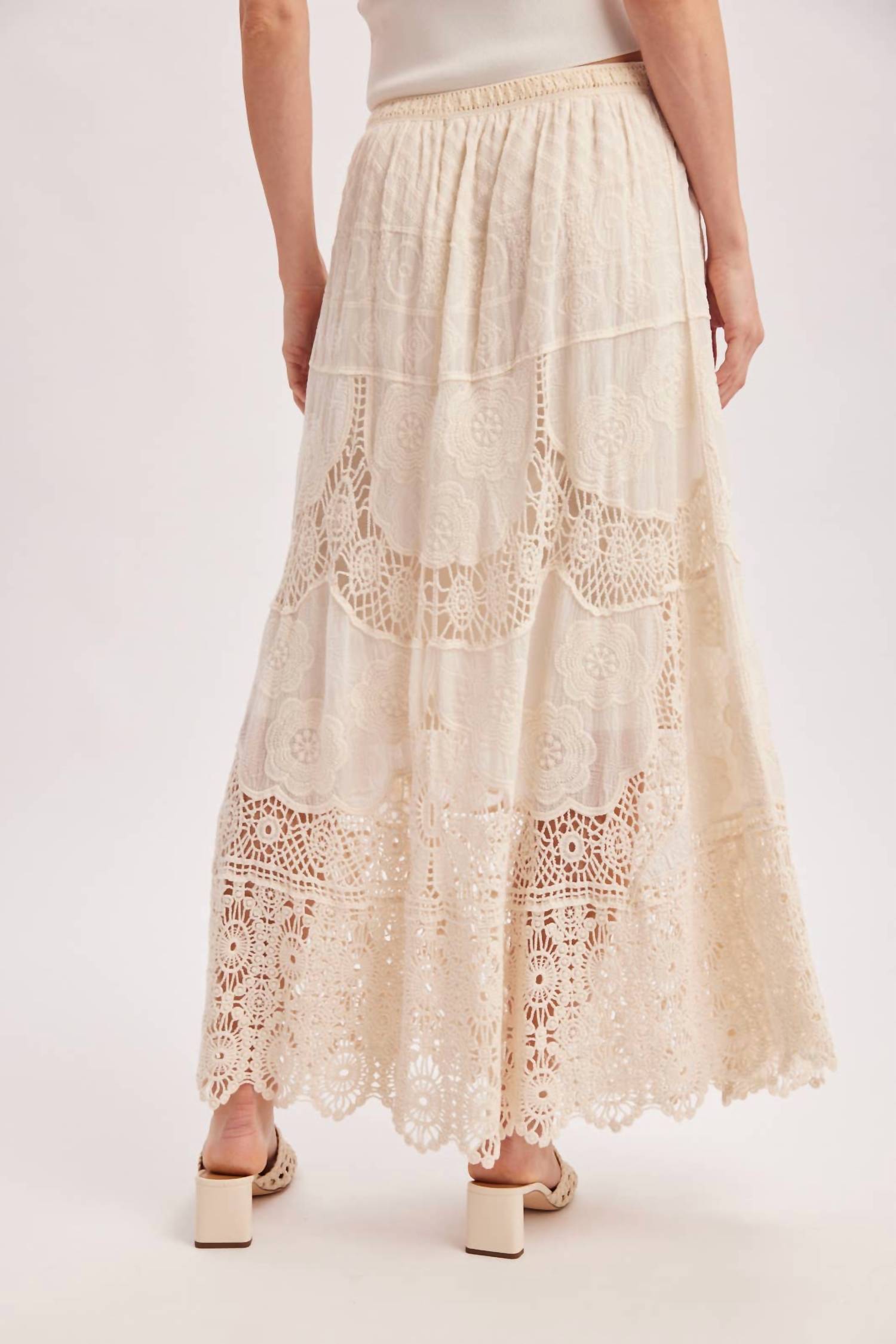 Bluivy - Elsa Lace Maxi Skirt