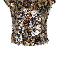 Emily McCarthy Hatti Tank Top in tortoise shell sequin 1 - women's tank top - view 9