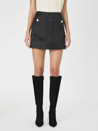French Connection - Carey Satin Embellished Skirt