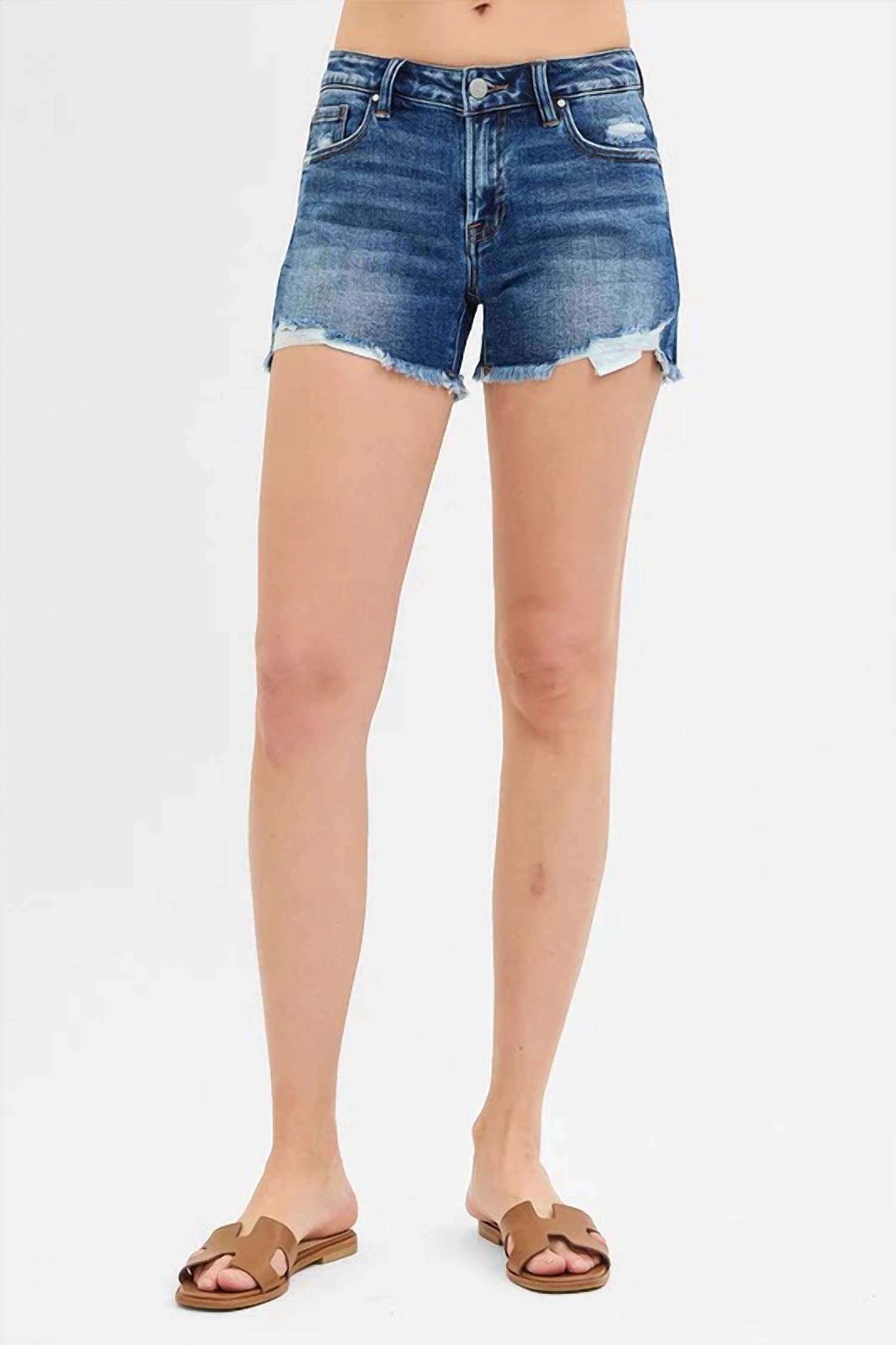 Risen - Andie Low Rise Jean Shorts