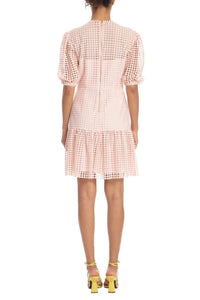 Donna Morgan - Puff Sleeve Mini Lace Dress