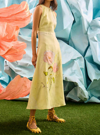 Hunter Bell - Floral Sleeveless Fit And Flare Midi Dress