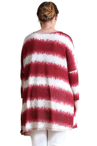 Umgee - Tie Dye Striped Tunic