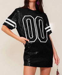 42Pops - Sequin Game Day Oversized Top