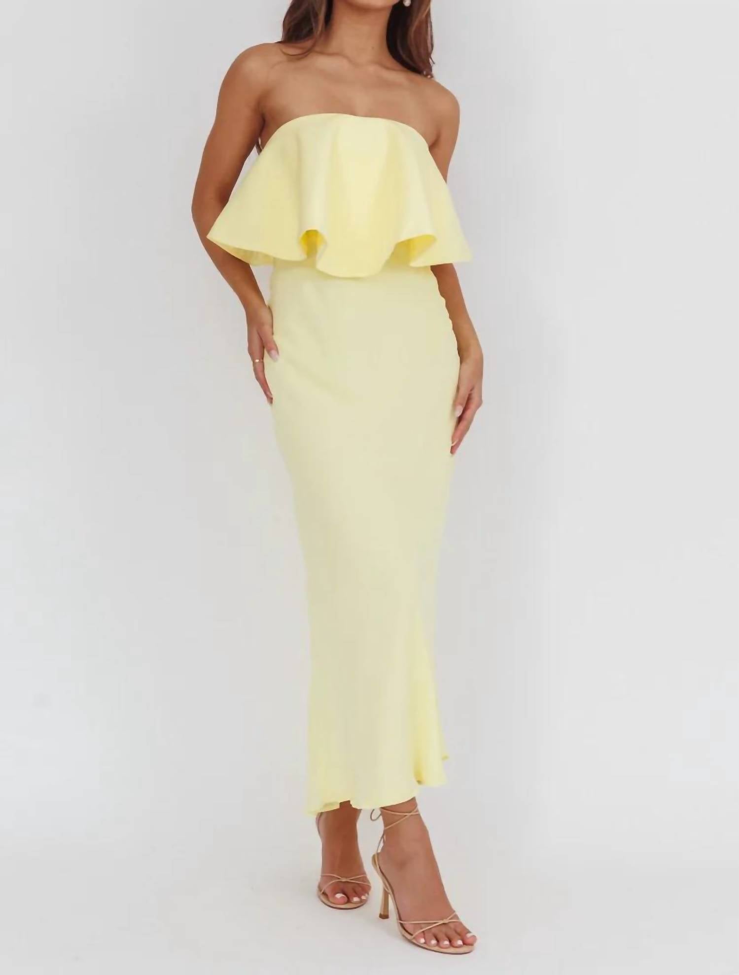 One And Only Collective - Passport Pending Midi Dress