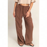 Hyfve - Feet In The Sand Linen Straight Leg Pants
