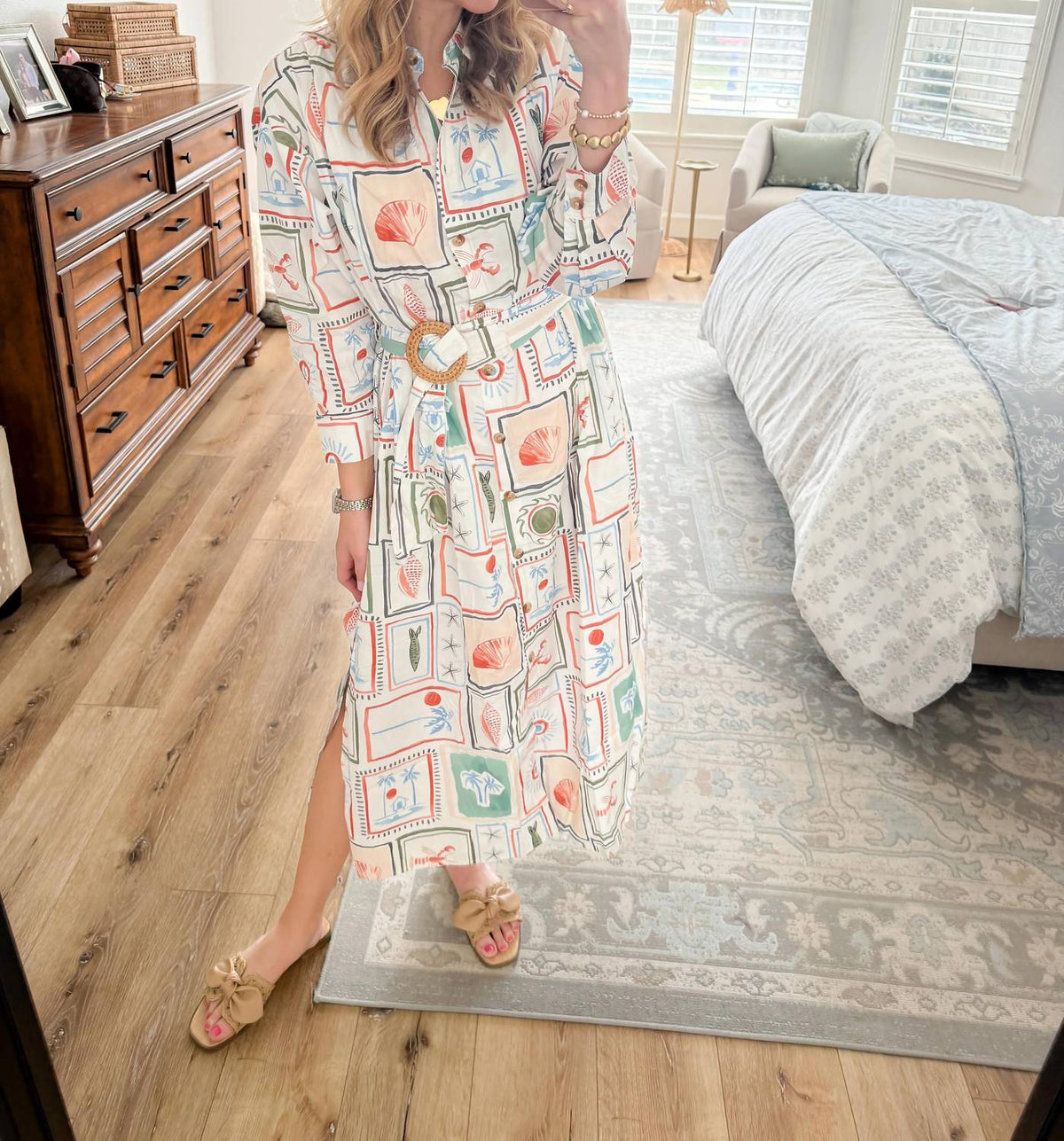 Karlie - Capri Coast Shirt Dress