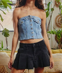 Bucketlist - Sierra Denim Mini Skirt