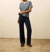 Stylish In The Saddle - Stretch Terry Cord Patch Pocket Pant