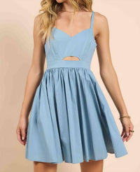 Sadie & Sage - Front Cut Out Mini Dress