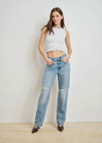 Favorite Daughter - Tommy Low Slung Straight Jeans