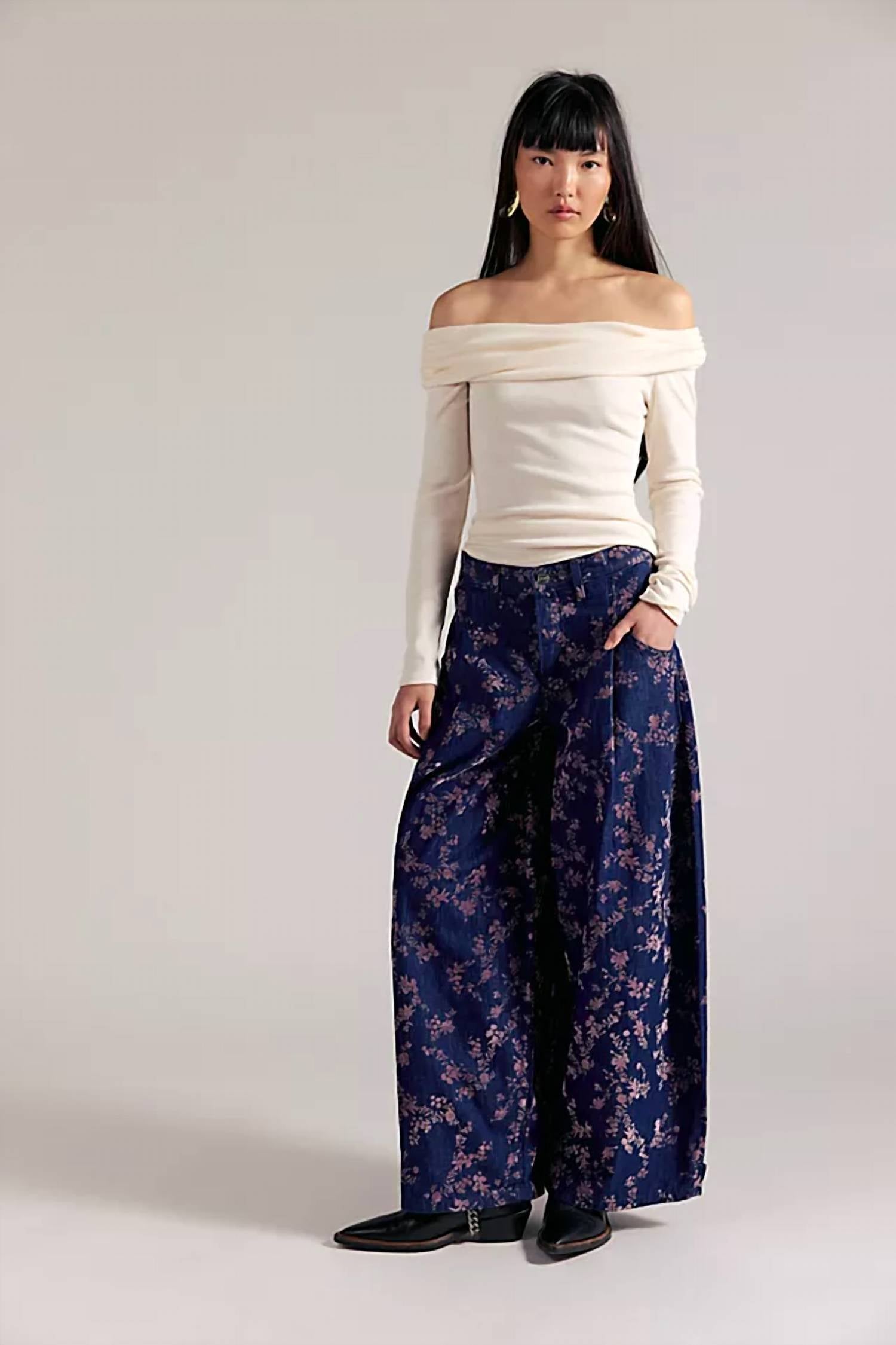 Free People - About That Baggy Trouser Jean