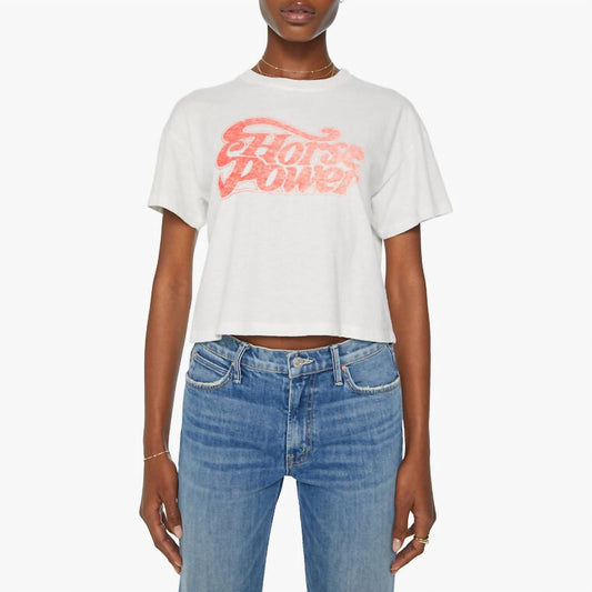 Mother - Grab Bag Crop Bowie Tee Top