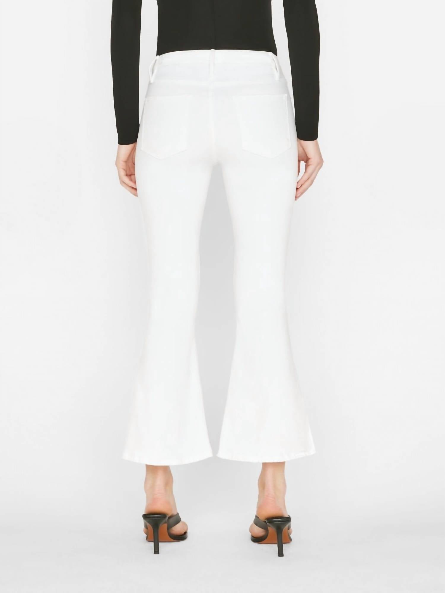 Frame - Le Crop Flare Mini Slits Jeans