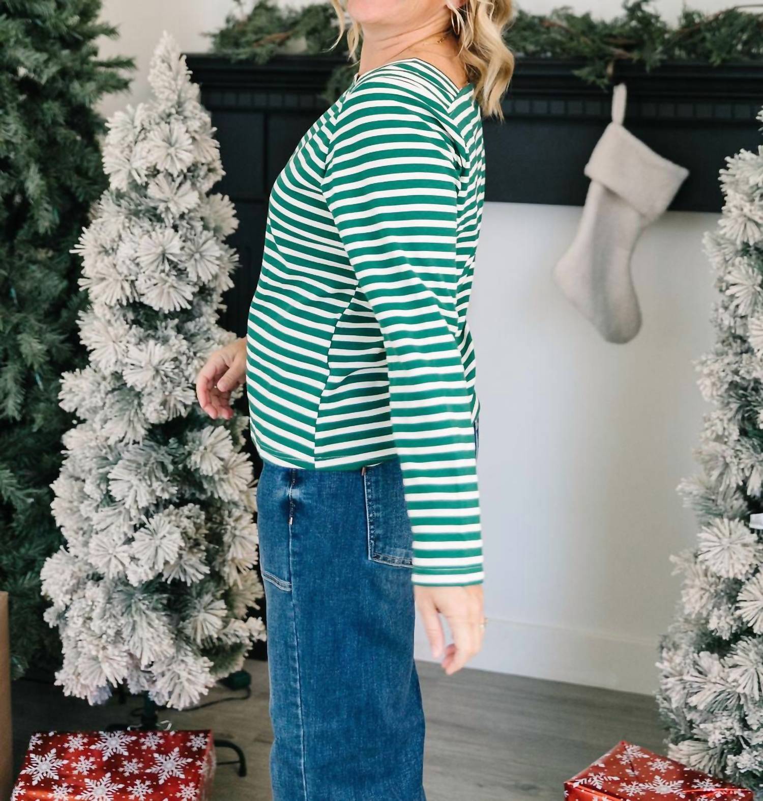 Polagram - Paris Stripe Top