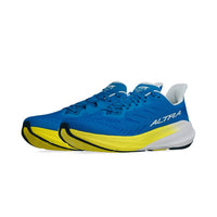 ALTRA Men's Experience Flow 2 Running Shoes in blue yellow 1 - men's shoe - detail view
