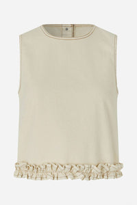 Baum Und Pferdgarten - Madie Denim Frill Top Blouse