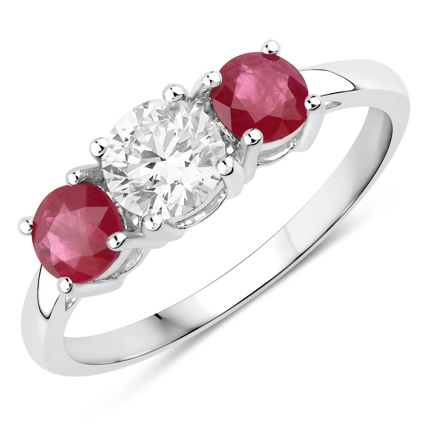 Diana M Jewels - Women's Round Lab-grown Diamond Fashion Ring (1.10 Ct) - Petite