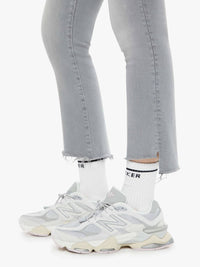 Mother - Insider Crop Step Fray Bootcut Ankle Jeans